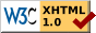 Valid XHTML 1.0 Strict
